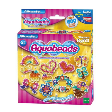 EPOCH Traumwiesen 79358 Aquabeads - Themen-Refill Glitzer-Set