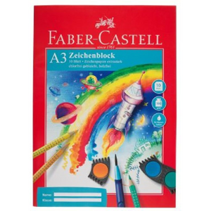 Faber Castell 400039205 Zeichenblock A3 FSC-Mix - 10 Blatt
