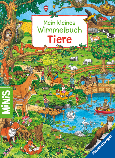 Ravensburger 46012 Minis - Mein kleines Wimmelbuch - Tiere