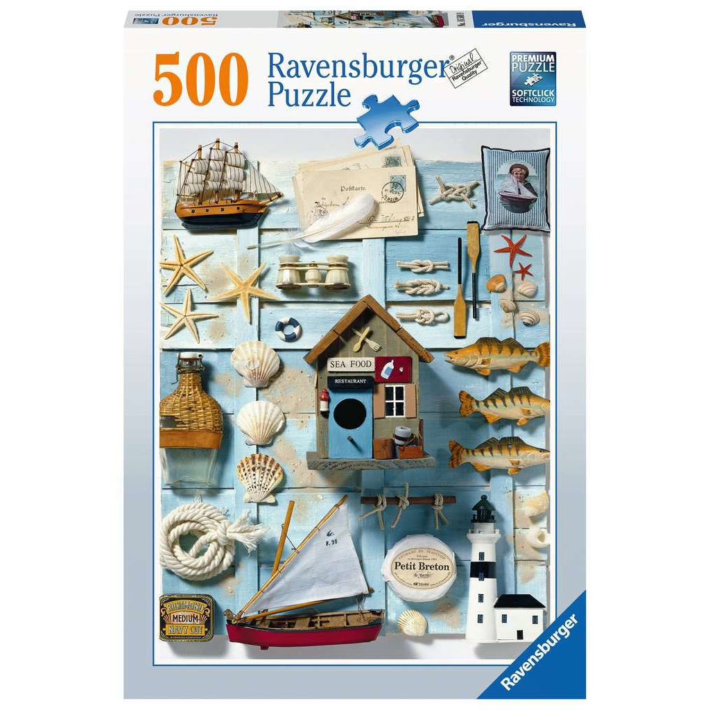 Ravensburger 16588 Erwachsenen-Puzzle - 500 Teile Puzzle - Maritimes Flair