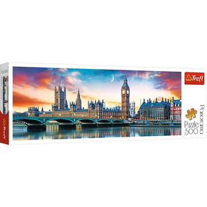 Trefl 29507 Trefl Puzzle - Panorama Puzzle - # 500 - London Big Ben - 500 Teile