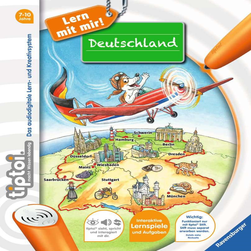 Ravensburger 00013 tiptoi - Lern mit mir! - Deutschland