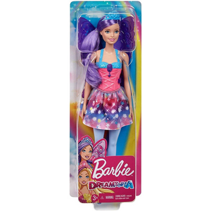 Mattel GJK00 Barbie - Dreamtopia - Fee mit Flügeln und Diadem - ca. 30 cm - sortiert