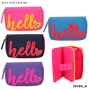 Depesche 010184 TOP Model - Portemonnaie HELLO - 4-fach sortiert