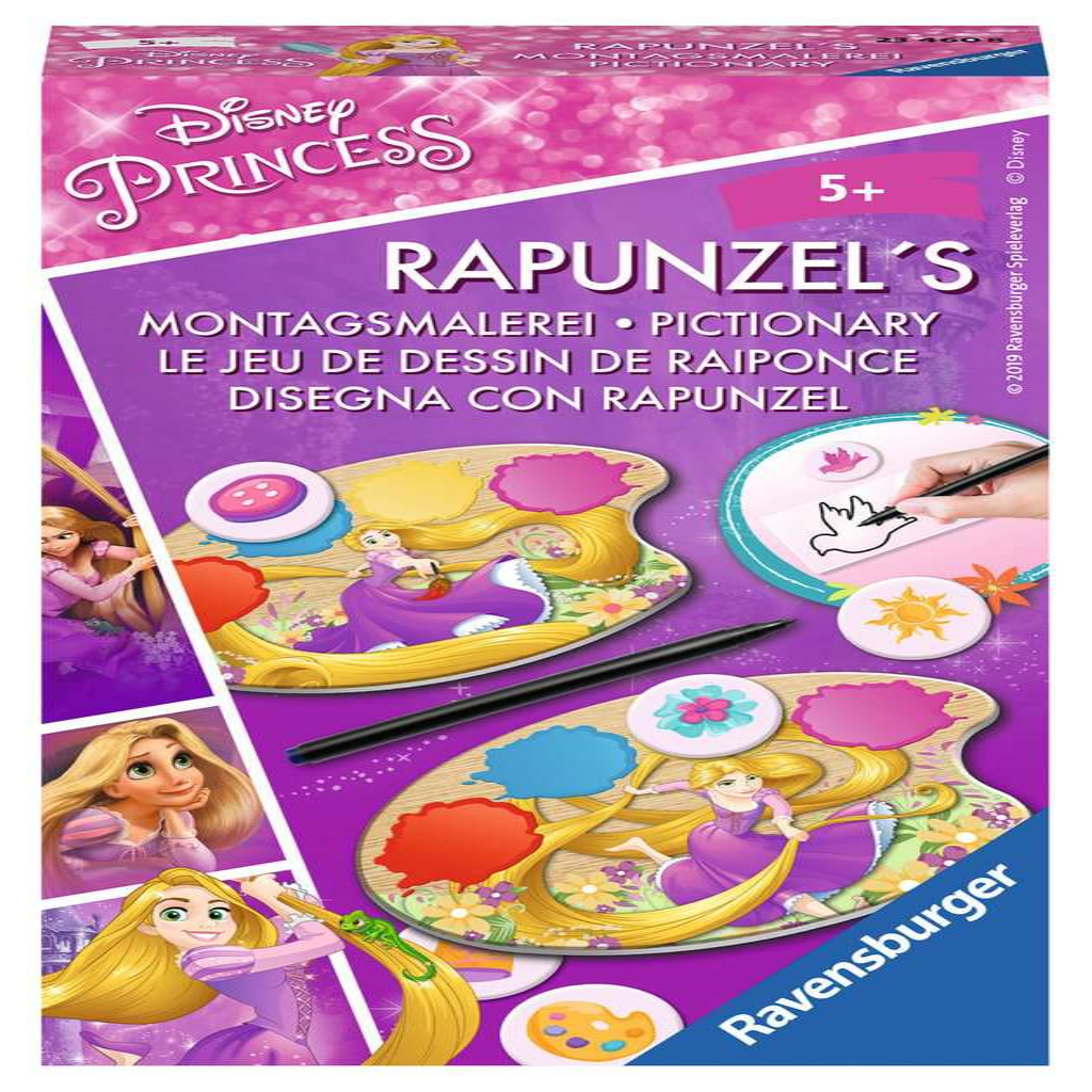 Ravensburger 23460 Mitbringspiele - Disney Princess - Rapunzel's Montagsmalerei