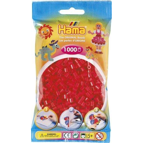 Malte Haaning 207-05 Hama - Midi - Perlen Rot 1.000 Stück