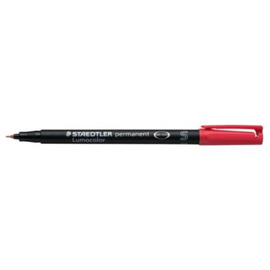 Staedtler Mars 410552015 Staedtler - Universalstift Lumocolor permanent - S rot