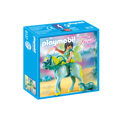 Playmobil 9137 Fairies - Magischer Feenwald - Wasserfee mit Pferd Aquarius