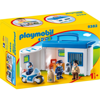 Playmobil 9382 Playmobil 1-2-3 - Meine Mitnehm-Polizeistation