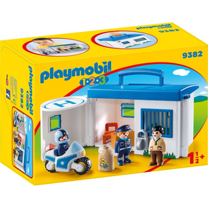 Playmobil 9382 Playmobil 1-2-3 - Meine Mitnehm-Polizeistation