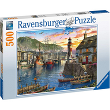 Ravensburger 15045 Erwachsenen-Puzzle - # 500 - Morgens am Hafen