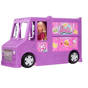 Mattel GMW07 Barbie - You Can Be Anything - Food-Truck Spielset - aufklappbar