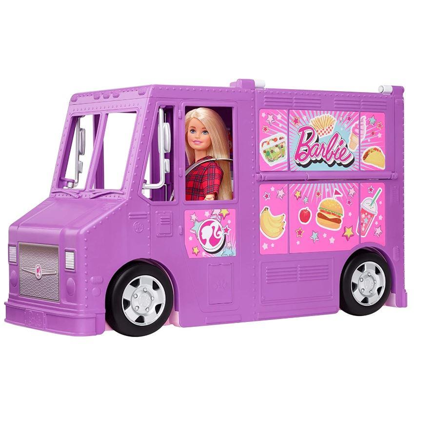 Mattel GMW07 Barbie - You Can Be Anything - Food-Truck Spielset - aufklappbar