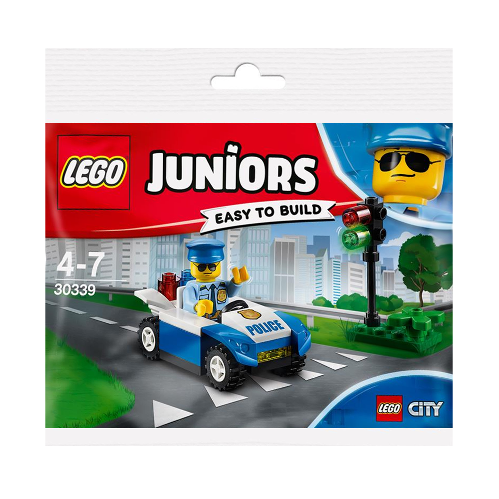 LEGO 30339 Juniors - Polizeiauto mit Ampel
