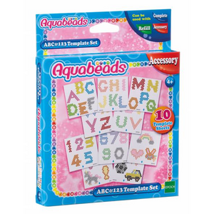 EPOCH Traumwiesen 30518 Aquabeads - ABC & 123 Vorlage