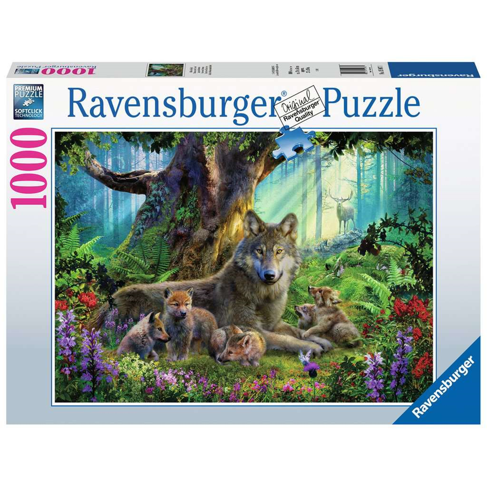 Ravensburger 15987 Erwachsenen-Puzzle - Wölfe im Wald