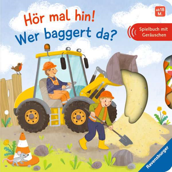 Ravensburger 43988 Ravensburger Buch - Hör mal hin! Wer baggert da?