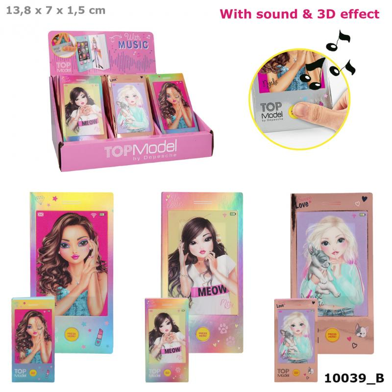Depesche 010039 TOP Model - Mini Malbuch mit Sound