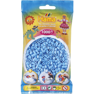 Malte Haaning 207-46 Hama - Midi - Bügelperlen - pastell-blau - 1000 Stück