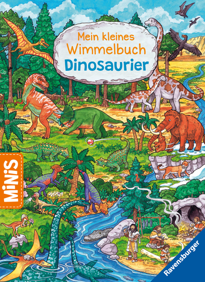 Ravensburger 46009 Minis - Mein kleines Wimmelbuch - Dinosaurier