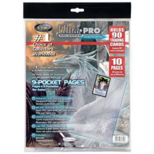 Ultra Pro 81359 Platinum Pages 9-Pocket Bag - 10 Seiten