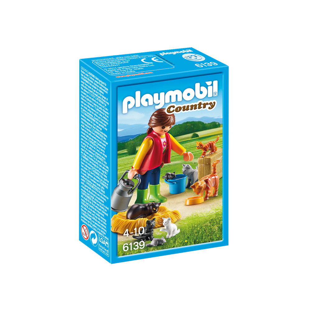 Playmobil 6139 Country - Bauernhof - Bunte Katzenfamilie