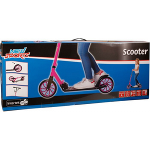 VEDES 0073421985 New Sports - Scooter - Pink/Schwarz - 200mm - ABEC7
