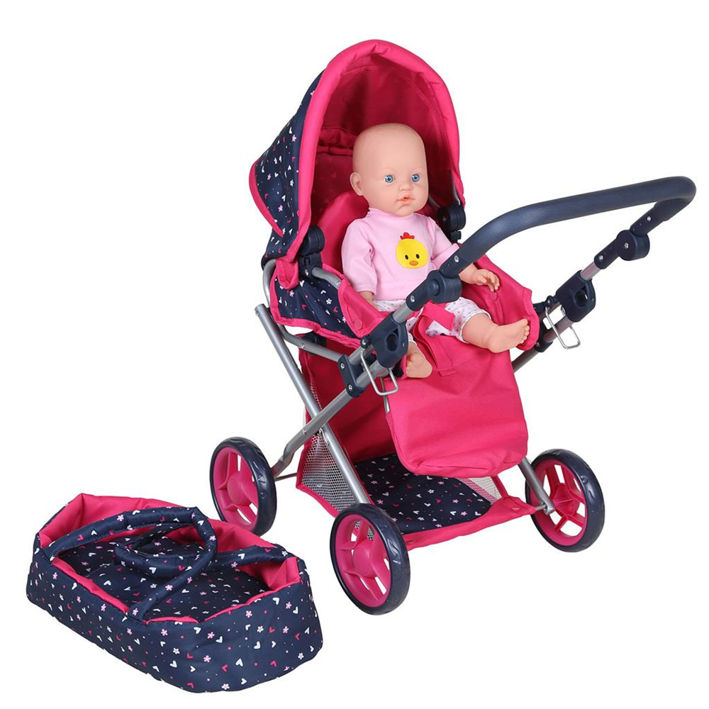 Otto Simon 552-4611 dollsroom - Puppen Kinderwagen - 3 in 1