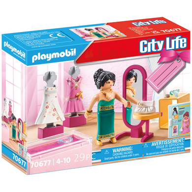 Playmobil 70677 City Life - Geschenkset 'Festmodenboutique