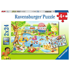 Ravensburger 05057 Kinder-Puzzle - # 24 - Freizeit am See