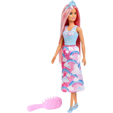 Mattel FXR94 Barbie - Dreamtopia - Zauberhaar-Königreich Puppe
