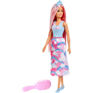 Mattel FXR94 Barbie - Dreamtopia - Zauberhaar-Königreich Puppe