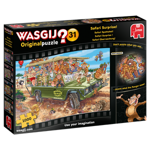 Jumbo Spiele 19164 Wasgij? - # 1000 - Wasgij Original 31 - Safari Überraschung!