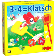 Haba 004538 Kinderspiele - 3 x 4 = Klatsch - Ein verrücktes Rechenspiel