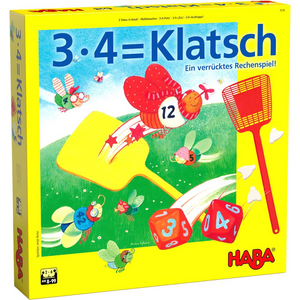 Haba 004538 Kinderspiele - 3 x 4 = Klatsch - Ein verrücktes Rechenspiel