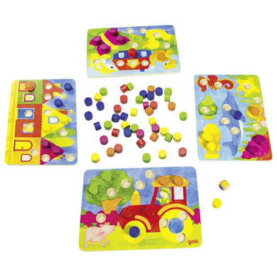 goki 56705 Spiele - Farbwürfelspiel