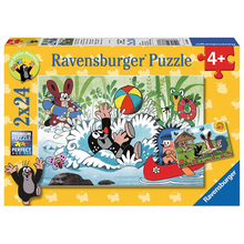 Ravensburger 8863 Kinder-Puzzle - Der Maulwurf - Urlaub mit Maulwurf und seinen Freunden