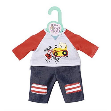 Zapf Creation 870587 Dolly Moda Hose  Sweatshirt Größe 36cm