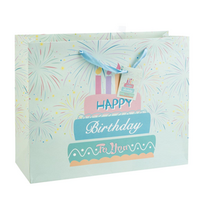 Iden 31425 Idena - Geschenktasche ''Happy Birthday'' - Querformat