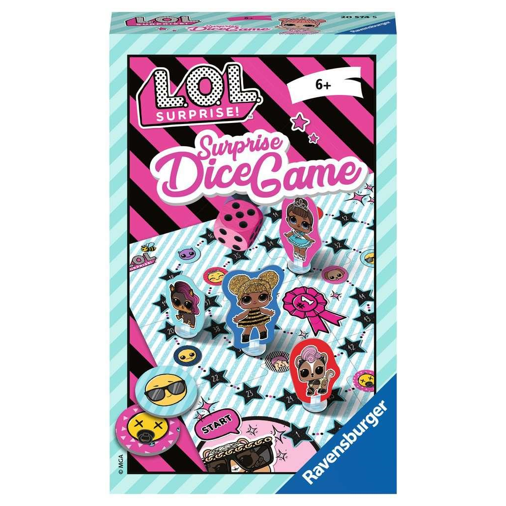 Ravensburger 20574 Mitbringspiele - L.O.L. Surprise!™ Surprise Dice Game