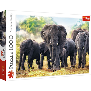 Trefl 10442 Trefl Puzzle - Premium Puzzle - # 1000 - Elefanten