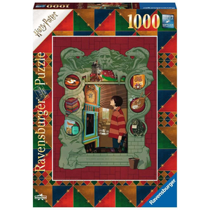 Ravensburger 16516 Erwachsenen-Puzzle - # 1000 - Harry Potter bei der Weasley Familie