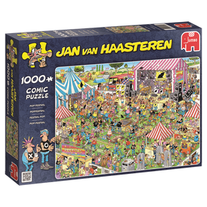 Jumbo Spiele 19028 # 1000 - Jan van Haasteren - Pop-Festival