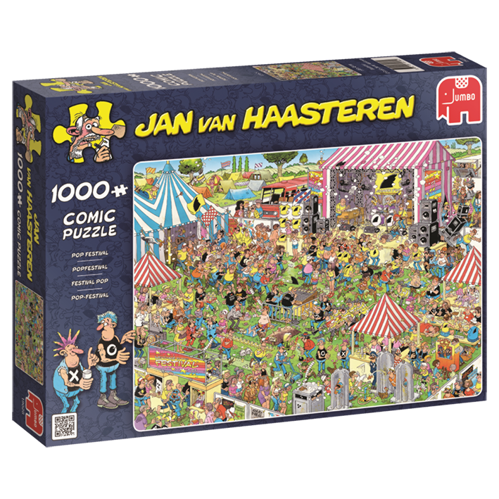 Jumbo Spiele 19028 # 1000 - Jan van Haasteren - Pop-Festival