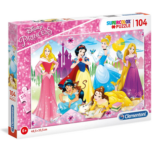 Clementoni 27086 Disney - Princess - Supercolor - Puzzle - 104 Teile