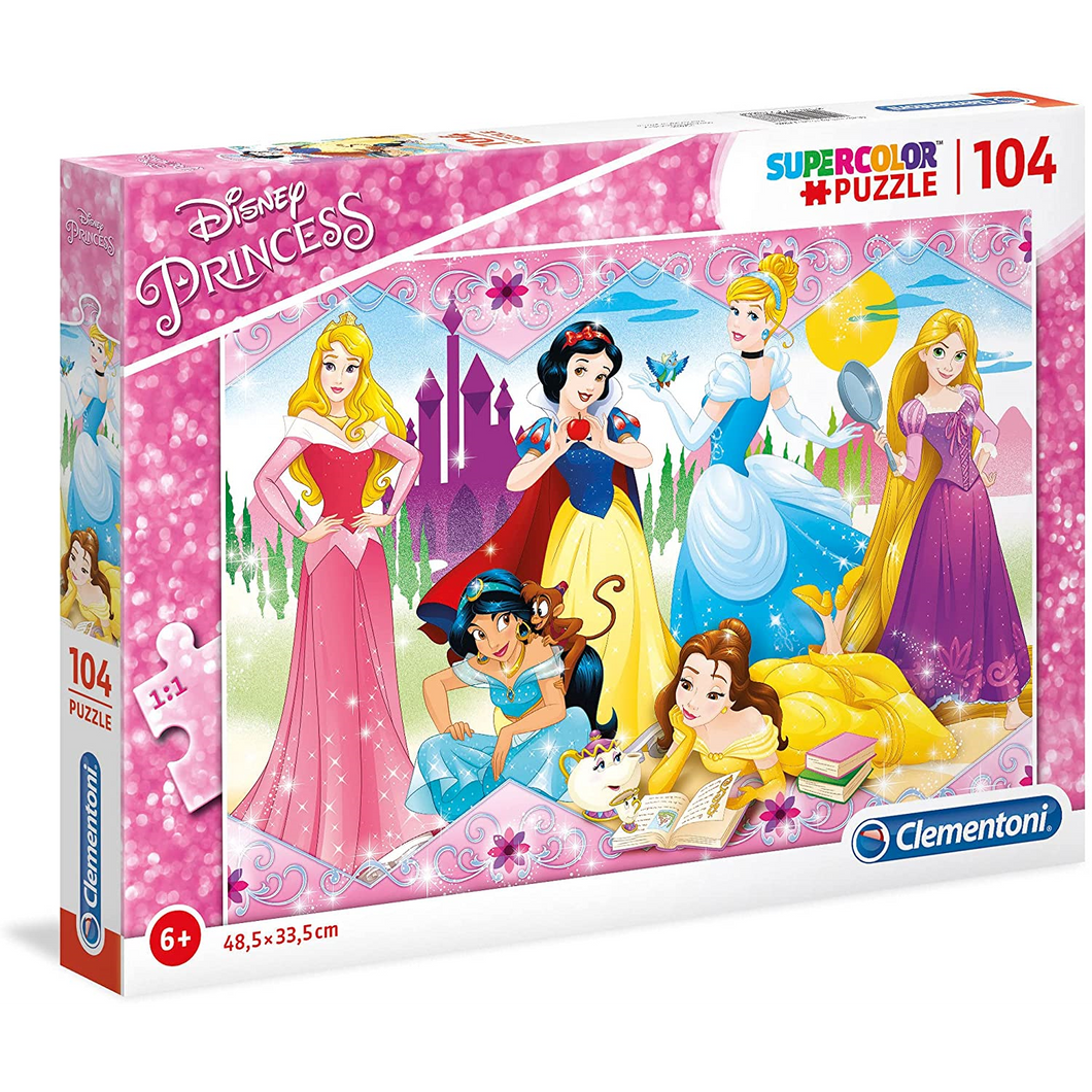 Clementoni 27086 Disney - Princess - Supercolor - Puzzle - 104 Teile