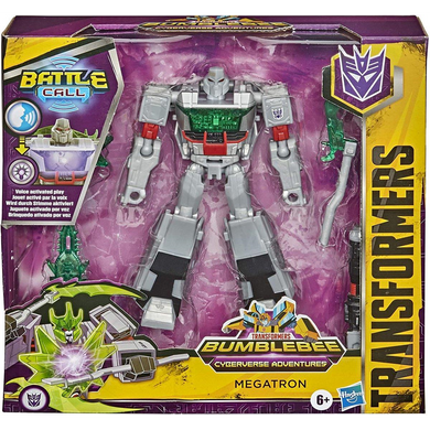 Hasbro E8378 Transformers - Bumblebee Cyberverse Adventures Battle Call Trooper-Klasse Megatron Figur