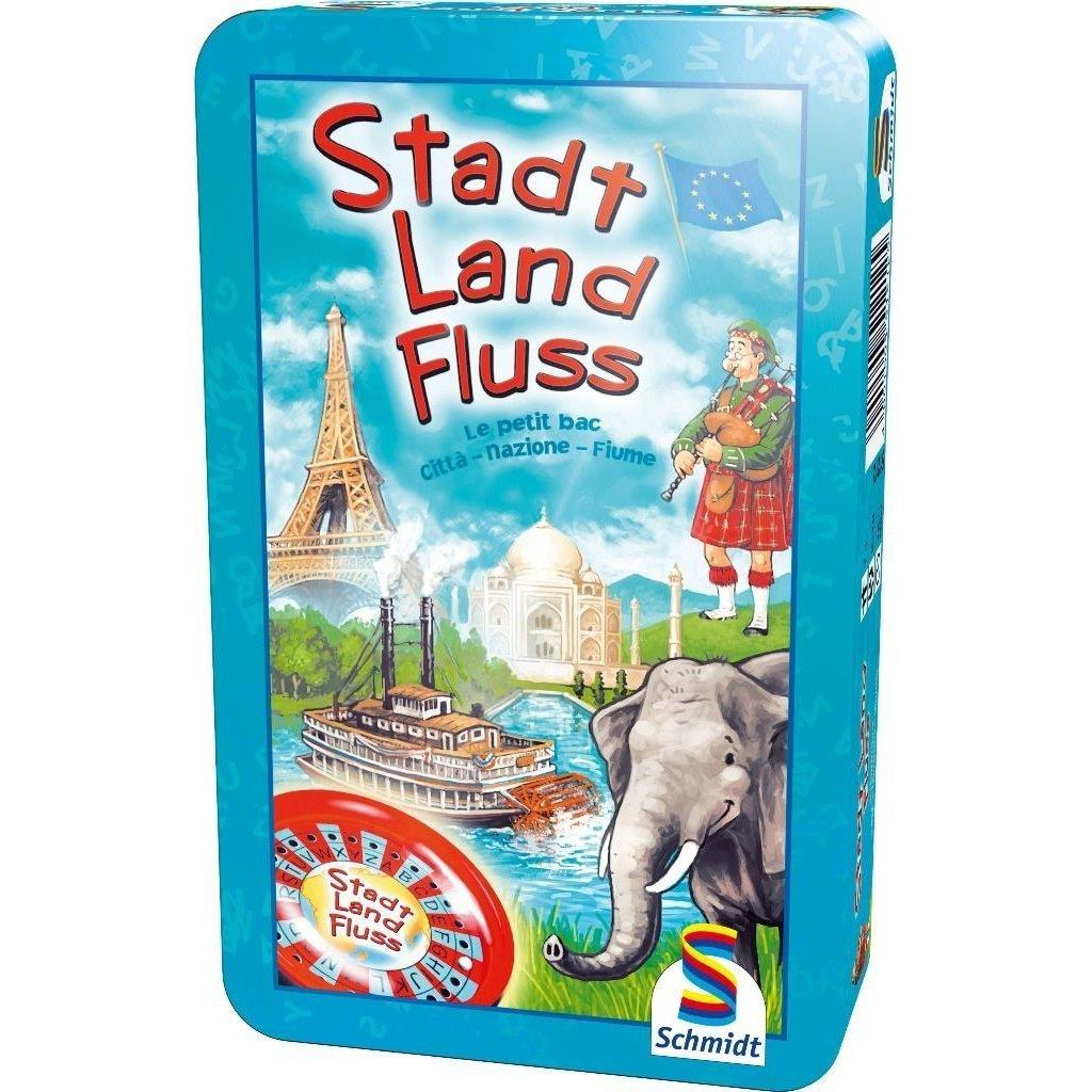 Schmidt Spiele 51212 Bring-Mich-Mit Metalldose - Metallbox Stadt Land Fluss