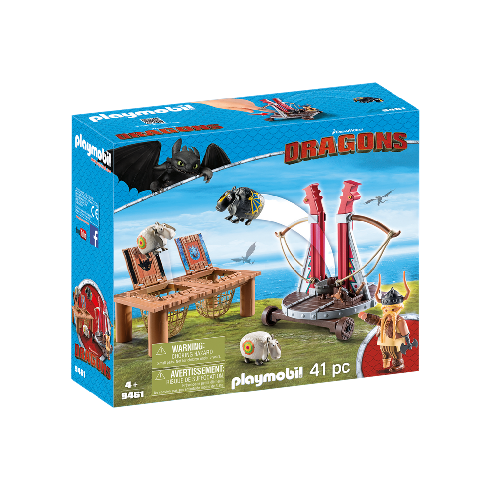 Playmobil 9461 Dragons - Grobian mit Schafschleuder