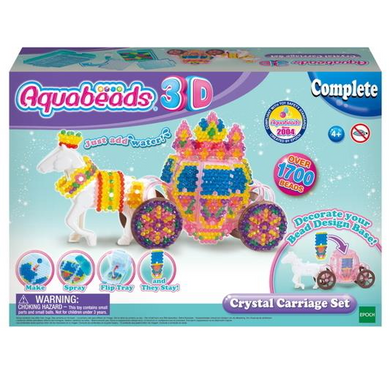 EPOCH Traumwiesen 31363 Aquabeads - 3D Bastelset - Pferdekutsche